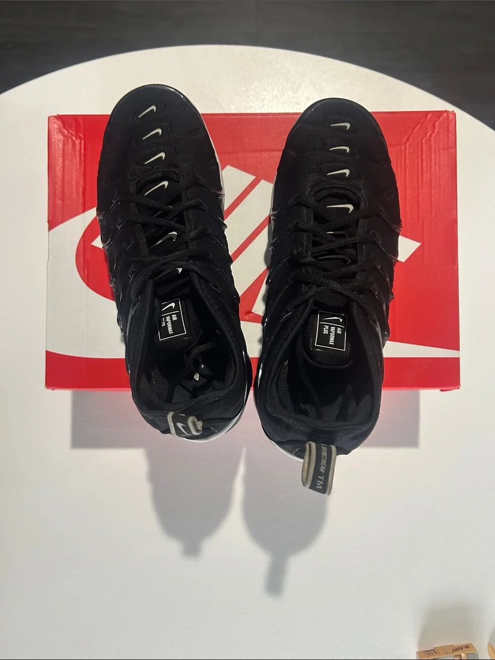 Nike Air VaporMax Plus “OverBranding Black” Women’s Size 9